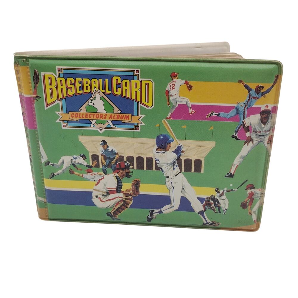 Vintage Baseball Card Collectors Album Rembrandt Photo 1988 Holds 24 / 48 Cards
